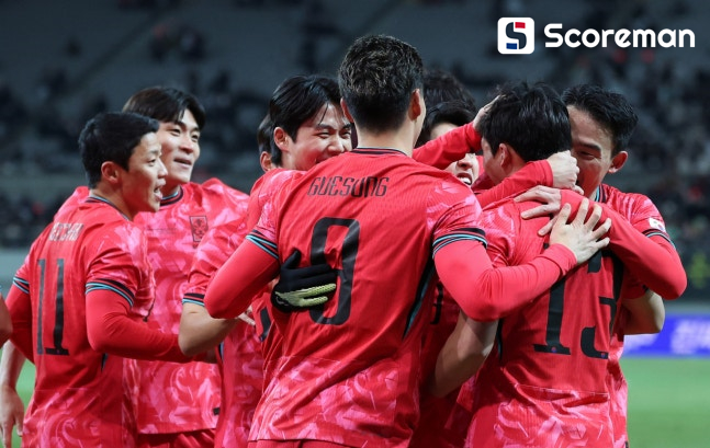 홍명보호, 12월 FIFA 랭킹 22위 유지... '월드컵 경쟁 상대' 덴마크 15위-남아공 61위